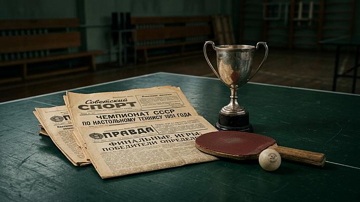 Первый чемпионат СССР по настольному теннису: Вильнюс, 1951